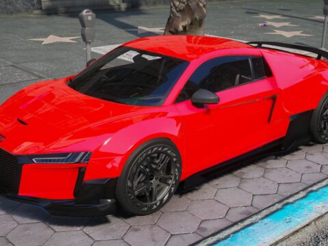 Audi R8 Rain Risk Concept
