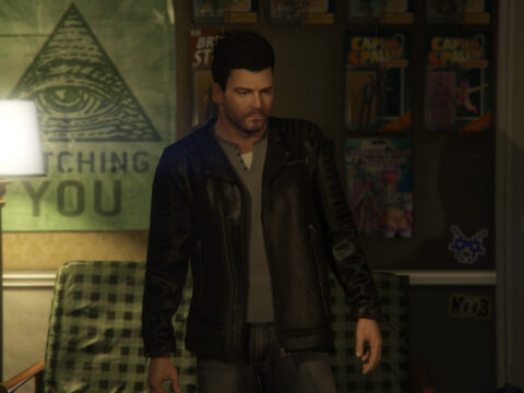 Michael | Biker Jacket w/ Sweater V1.1