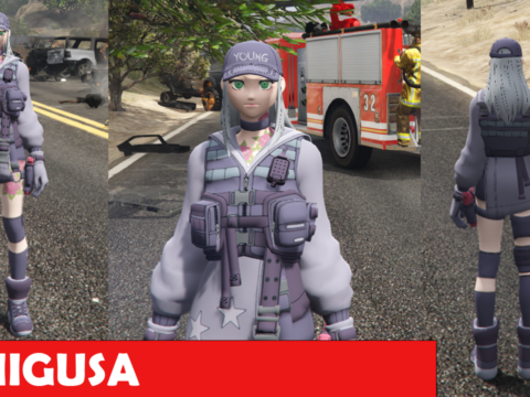Chigusa Fortnite [Add-On Ped / FiveM] V1.0