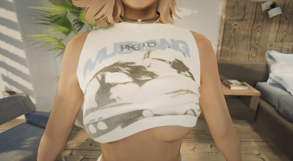 Graphic Crop Top for MP Female 1.0