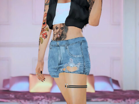 Heart Skirt for MP Female