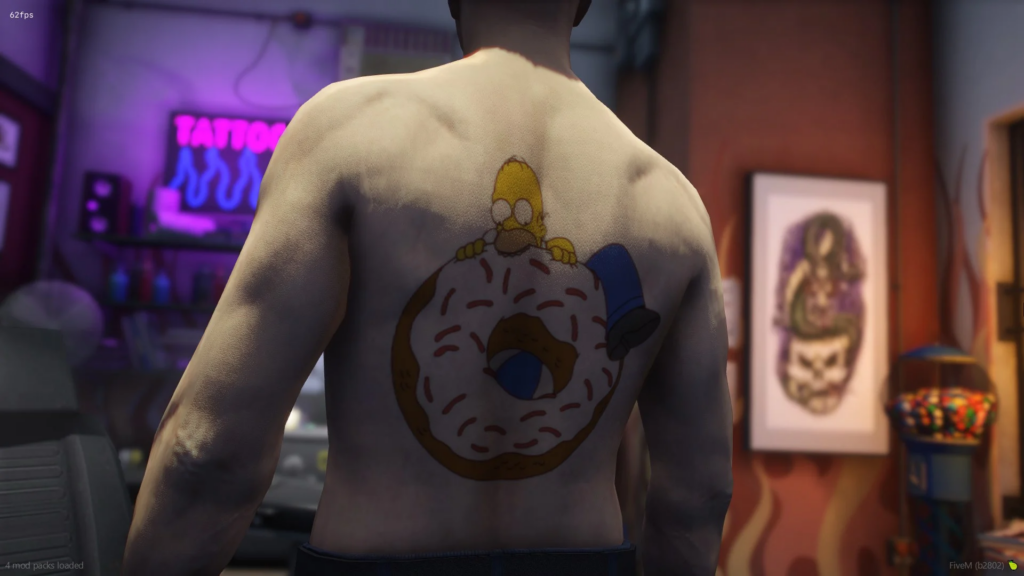 Homer Simpson Tattoo 1.0