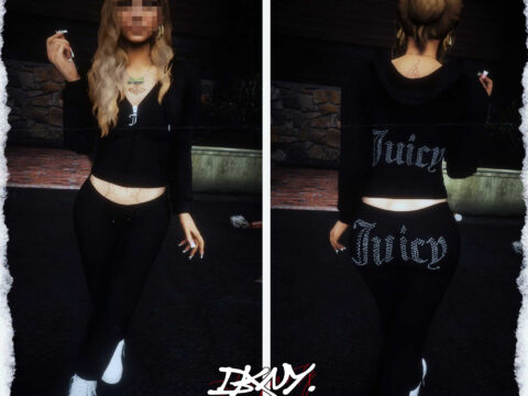Juicy tracksuit for MP Female V1.0