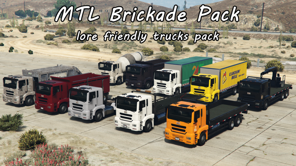 MTL Brickade Pack 10in1 [Add-On | Liveries | WIP] V3.0 FiveM/SP