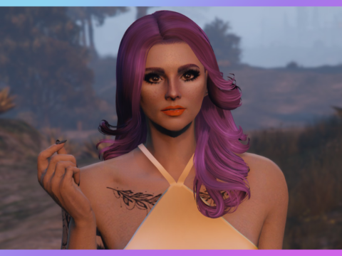 Medium curled hairstyle for MP Female 1.0
