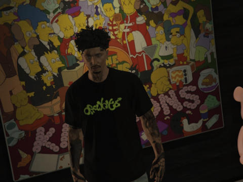 Off White T-shirt for Franklin