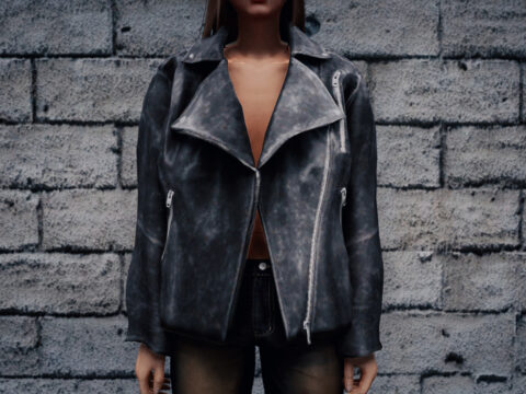 Oversized biker jacket for MP Female 1.0