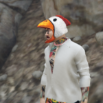 Payday 2 Chicken Mask for MP Male 1.04