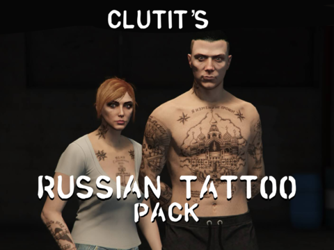 Russian Prison Tattoo Pack for MP Male / Female V1.0