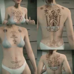 Russian Prison Tattoo Pack for MP Male / Female V1.0