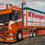 Scania R650 Kleinjan [Red Interior lights]