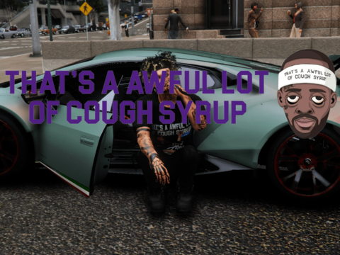 Awful cough syrup shirts MP Male/Franklin