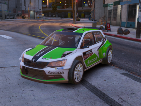 2018 Skoda Fabia R5 WRC [Fivem | Add-on ] V1.0