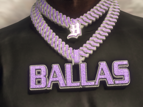 Ballas Chain [Male/Female] [FiveM-SinglePlayer] V1.0