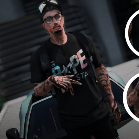 Bape Shirts MP Male/Franklin – GTA 5 mod