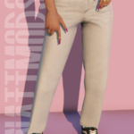 Cropped straight fit jeans for MP Female 1.04