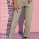 Cropped straight fit jeans for MP Female 1.05