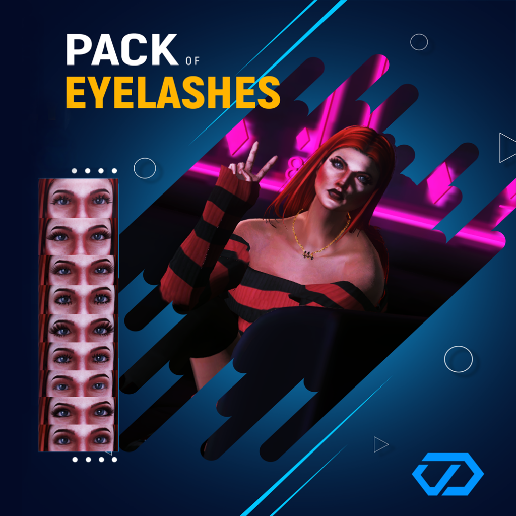 Custom Eyelashes Pack for MP Female 1.0