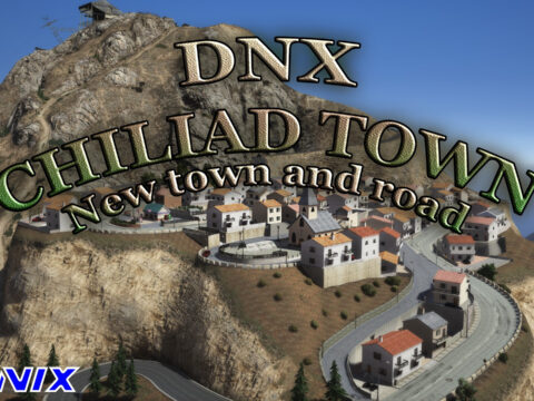 DNX Chiliad Town - New town and road on Mt. Chiliad