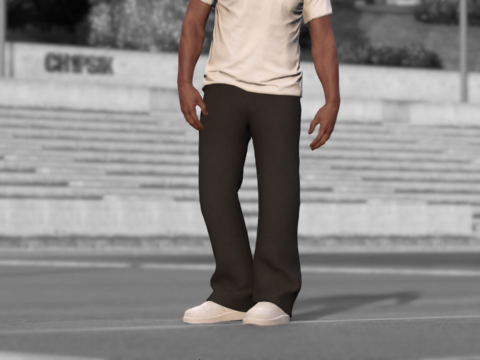 Flared Sweatpants [MP Male]