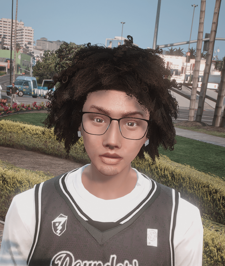 Frizzy Hair for MP Male 1.0