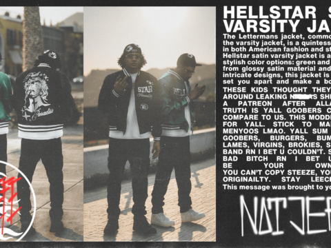 Hellstar Satin Varsity Jacket 1.0