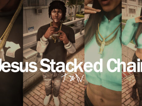 Jesus Stacked Chain | MP Male / Female