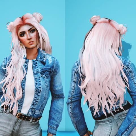 Long Wavy Hair For MP Female GTA Mod