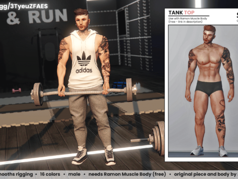 Male Tank Top (Muscle Body) V1.1
