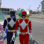 Mighty Morphin Power Rangers (Add-On peds) V1.0