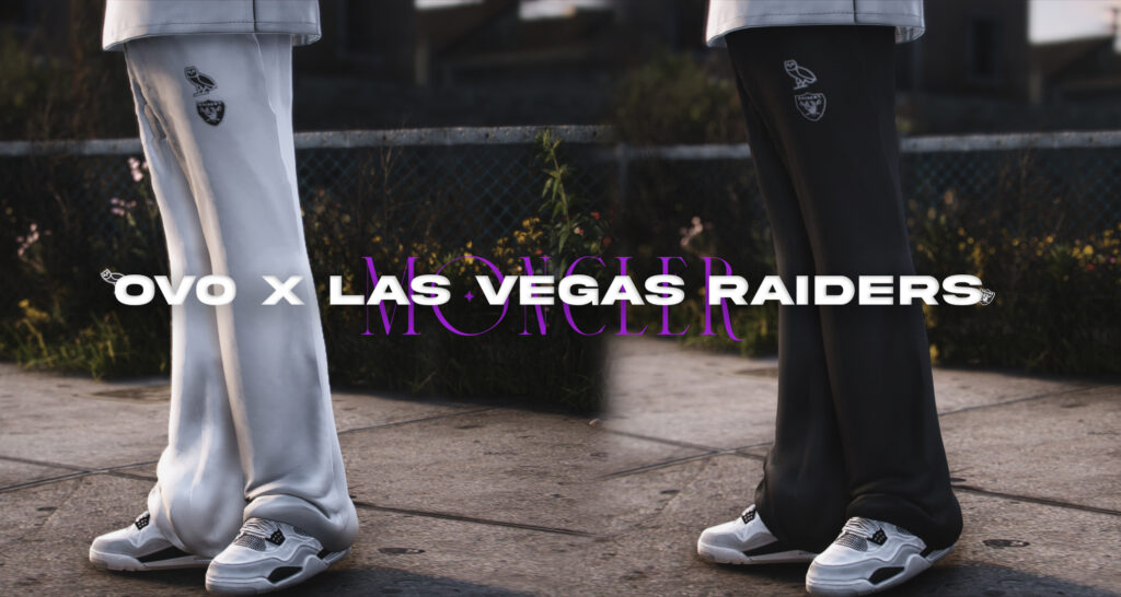 OVO X Raiders NFL Sweatpants For MPmale 1.0