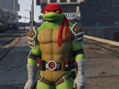 Raphael (TMNT) - Fortnite [Add-On Ped] V1.0