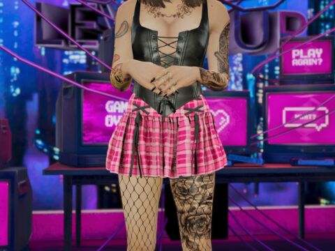 Ribbon Skirt for MP Female