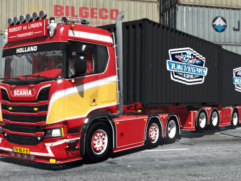 Scania R650 Robert Van Der Linden [Add-On | Interior] V1.0