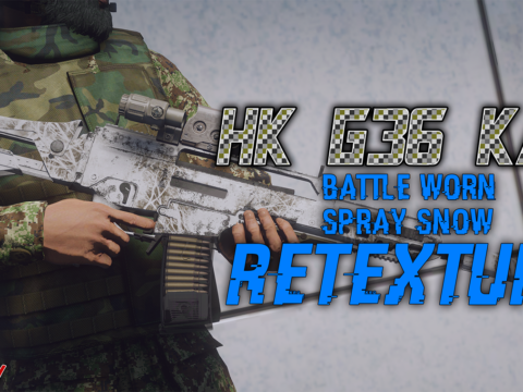 'HK G36 KA4' Snow Spray retexture V1.0