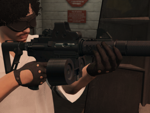TTT A.X.E SMG [ Replace / Fivem ] V1.0