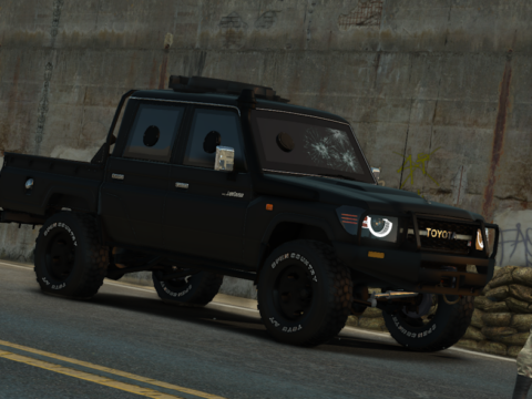 Toyota Land Cruiser GR Pick Up Armored [Add-On / Animated] V1.0