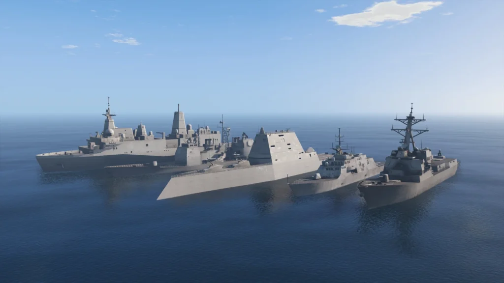 US Navy Fleet Surface Vessels