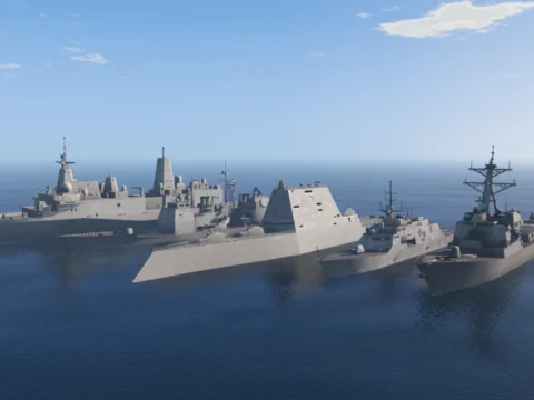 US Navy Fleet Surface Vessels