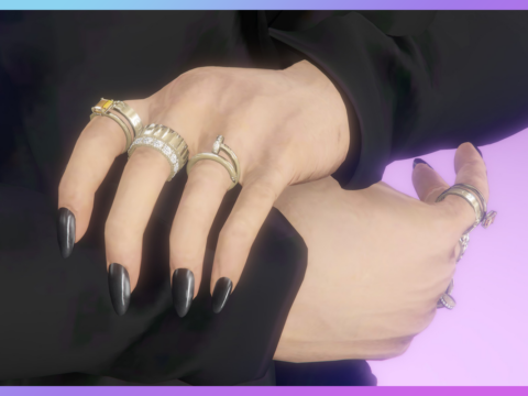 Variety rings in 3 versions for MP Female 1.0