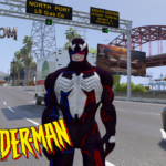 Venom from Spider-Man The Animated Series (Add-On Ped)