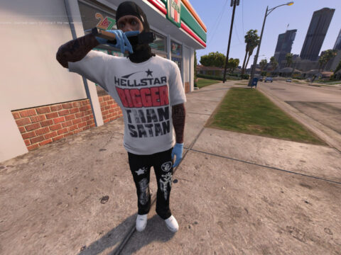 hellstar off white shirts