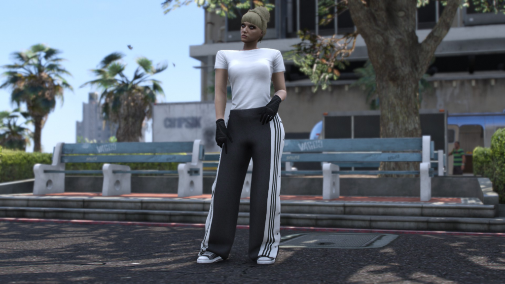 Adidas Buttoned Tracksuit Pants [MP Female] V1.0