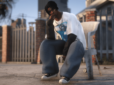 Baggy Jeans for MP Male 1.0