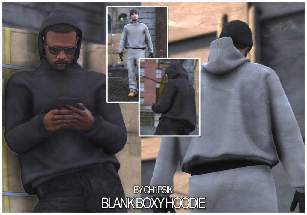Blank Boxy Hoodie
