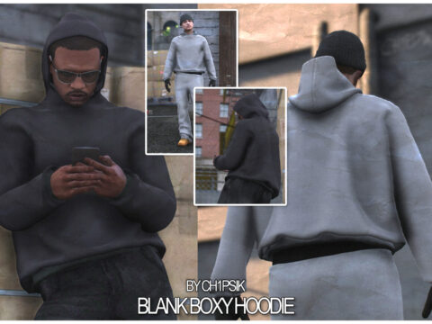Blank Boxy Hoodie