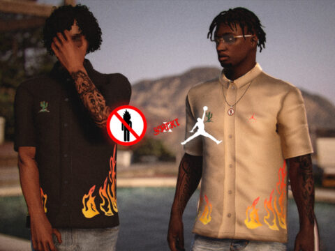 Cactus Jack x Jordan Down Shirt 1.0