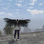 Dark Angel Wings (glowing on dark) V1.0
