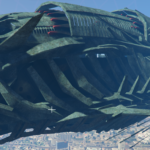 Decepticon Mothership in movie dark of the moon Transformers