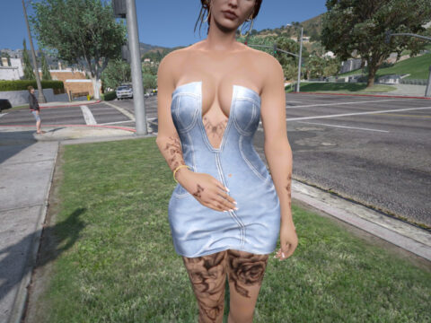 Denim Dress for MP Female